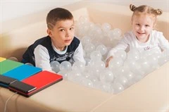 Сухие бассейны с подсветкой, музыкальные