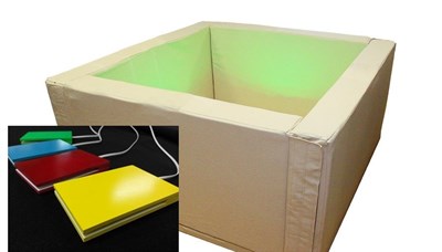 Интерактивный сухой бассейн с клавишами управления. 217х217х66 см. - фото 11144