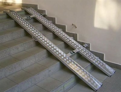 Откидной пандус алюминиевый, складной, длиной до 3,5 м - фото 12008