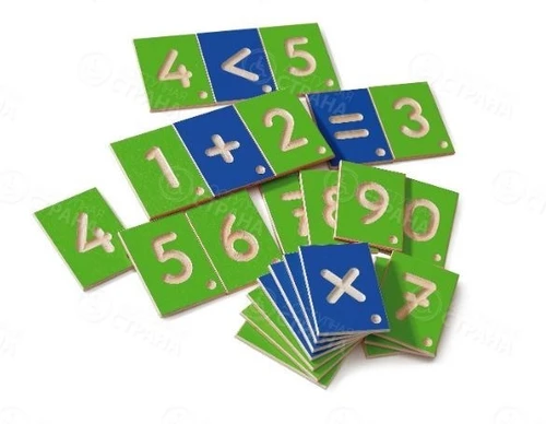 Тактильные цифры и математические знаки АМ22902 - фото 13594