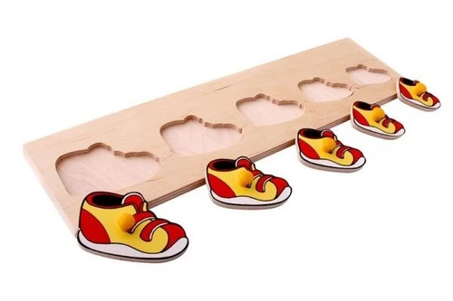 Развивающее пособие "Ботинки" ЛР1017 - фото 16806