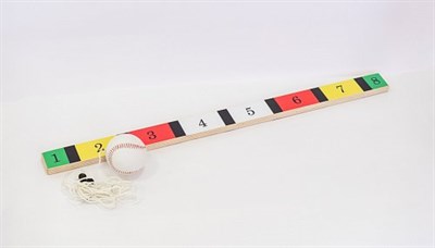 Мяч-маятник и планка для отбивания с цифрами - фото 17183