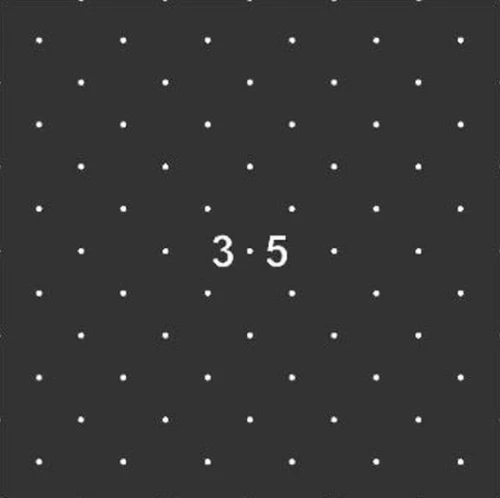 Трафарет для тактильных индикаторов  D35мм со штифтом (шахматный порядок) 6918 - фото 20329
