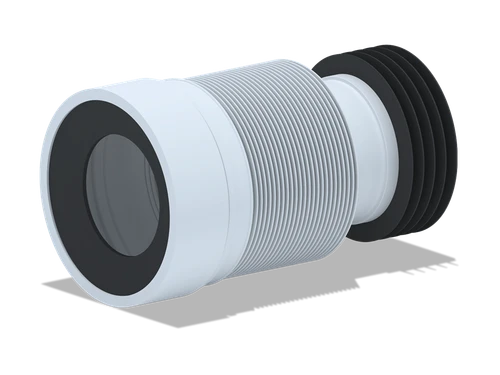 Удлинитель гибкий для унитаза 110мм (длинный) 6928 - фото 20364