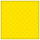 Тактильная плитка тротуарная (полиуретановая, 500х500х6 мм, конусообразные (ш) рифы) - фото 20457
