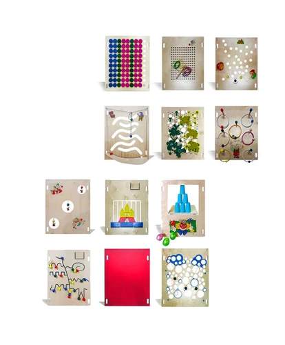 Набор тактильно-развивающих панелей 12 игр ИН7232 - фото 21398