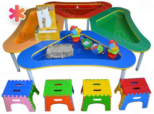 Стол для детского творчества «ЦВЕТОК» - фото 28618