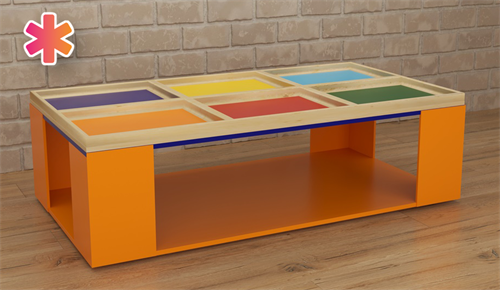 Дидактический стол 6 цветов - фото 31872