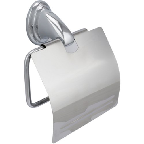Держатель для туалетной бумаги с крышкой, нержавеющая сталь - фото 33726