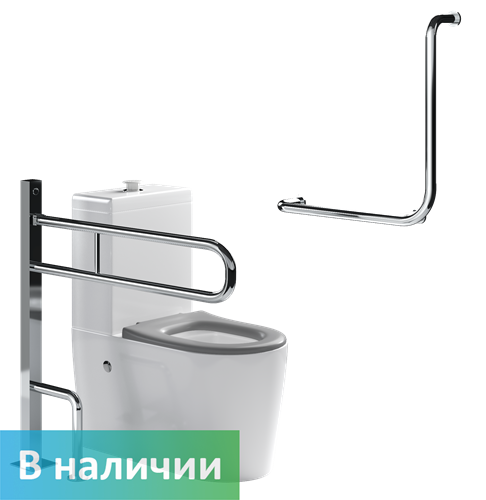 Унитаз для инвалидов с двумя поручнями по ГОСТ (арт. 4620, 8090, 8055) 8137 - фото 40627