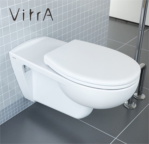 Vitra Conforma 5810B003-6234 Подвесной унитаз для инвалидов 70*35 см | Rim-Ex Безободковый (белый) СТМ9404 - фото 41897