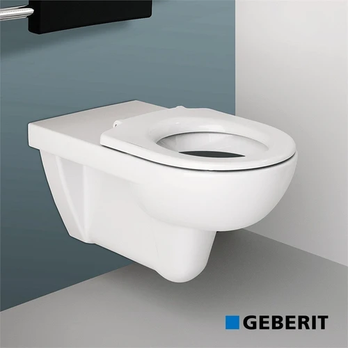 GEBERIT Renova Comfort 208520000 - Подвесной унитаз с удлиненной чашей 70*35 см | для инвалидов (белый глянцевый) СТМ9425 - фото 41987