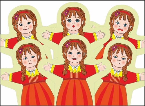 Набор кукол-рукавичек "Эмоции. Девочки" 2810 - фото 44346