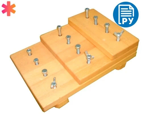 Тренажер панель с винтами ЯМ404.10 - фото 44490