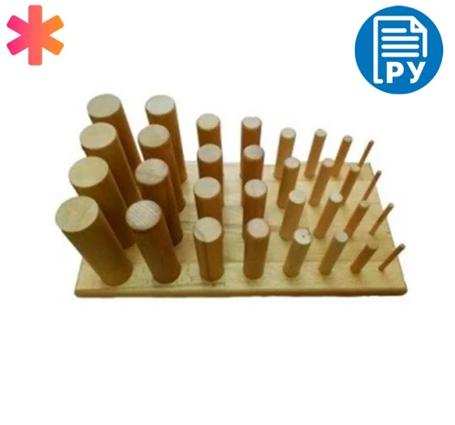 Тренажер для подвижности и развития силы пальцев рук и кисти, 32 колышка ЯМ403.7.32 - фото 44503