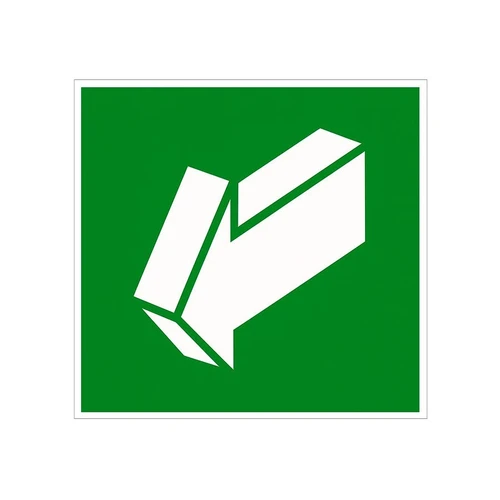 E19 Открывать движением на себя, ПВХ фотолюминесцентный 6871-ф - фото 44760