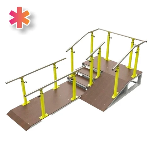 Горка реабилитационная с брусьями