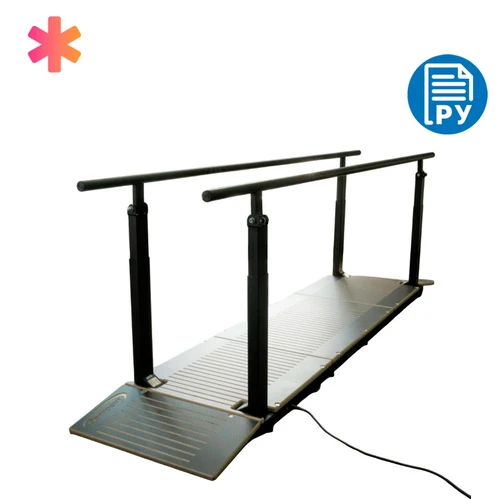 Брусья для ходьбы с параллельными поручнями и электронной регулировкой поручней «CARMINA» ОРР9526 - фото 45558