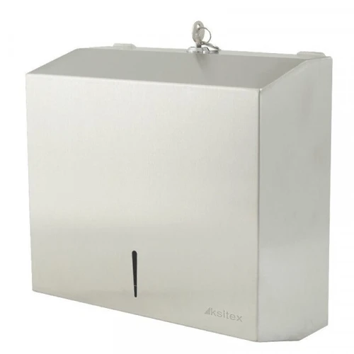 Диспенсер листовых бумажных полотенец Dstrana TH-5821 SS, металлический, хром матовый TH-5821 SS - фото 45857