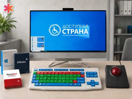 Программно-аппаратный комплекс для обучающегося с нарушениями ОДА с ПО «Базовый» 7008 - фото 52738