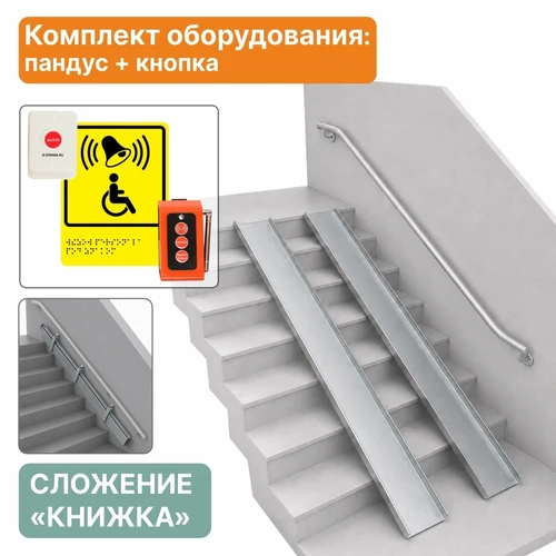 Откидной складной пандус