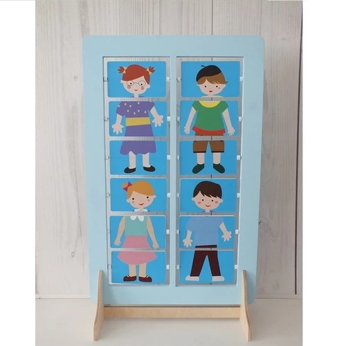 Игровая панель "Одень человечка" АМ60009-1 - фото 9407