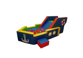 Игровой центр с сухим бассейном «Пароходик» НЛ1524