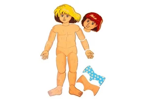 Развивающее пособие "Схема человеческого тела 2" ЛР1451