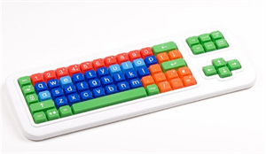 Клавиатура беспроводная с крупными кнопками и накладкой Clevy SimplyWorks