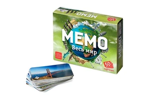 Набор игровых карточек "Мемори" для развития внимания и памяти МГ14932814
