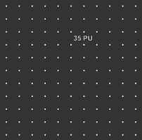Трафарет для тактильных индикаторов D35мм со штифтом (линейный порядок) 6919