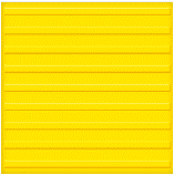 Тактильная плитка тротуарная (девять продольных полос) 500х500х5 мм, ПУ
