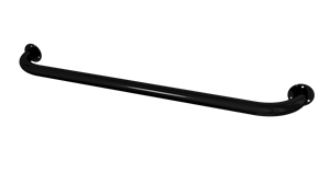 Поручень прямой настенный 800мм Ø 32 мм (Черный)