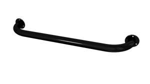 Поручень прямой настенный 600мм Ø 32 мм (Черный)