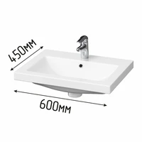 Раковина для инвалидов с размерами