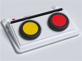 2-х кнопочный игровой коммуникатор со вставкой