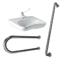 Раковина Y4 с двумя поручнями