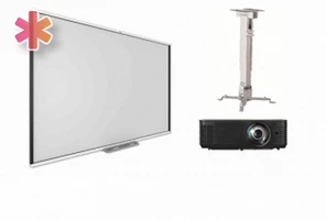 Интерактивная доска для школы SBM787V с проектором EXD201 и креплением DSM-2L 5699