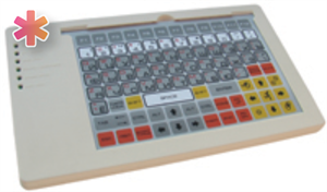 Сенсорная клавиатура для людей с легкими и тяжелыми поражениями ОДА