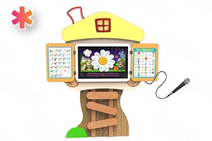 Профессиональный игровой и развивающий комплекс «Теремок» АВК7093