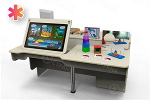 Профессиональный мультимедийный интерактивный коррекционный стол психолога-дефектолога (возраст 3-10 лет)