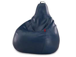 Кресло-мешок из экокожи полуночный синий