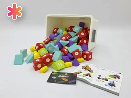 Мягкий магнитный конструктор «МАККИ Гигант» АЛМ7482