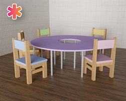 Детский стол «Пончик»