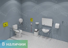 Комплект для адаптации детского санузла по ГОСТ для дошкольных учреждений и детей от 5 до 8 лет 6100