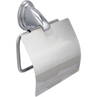 Держатель для туалетной бумаги с крышкой, нержавеющая сталь