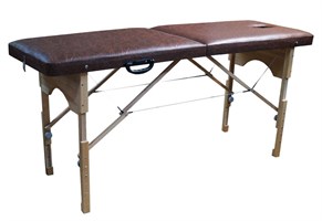 Складной массажный стол с регулировкой высоты