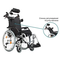 Кресло-коляска инвалидная для малоподвижных пользователей  Комфорт 200