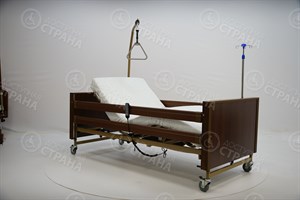 Кровать многофункциональная медицинская электрическая с регулировкой высоты TERNA WENGE