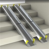 Пандус телескопический 2-секционный с противоскользящим покрытием (190 см) К2190